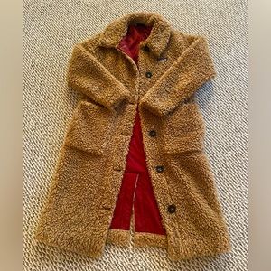 Patagonia Recycled High Pile Fleece Coat Bearfoot Tan Brown
Parka Jacket Small